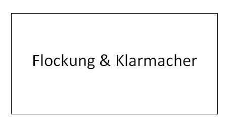 Flockung & Klarmacher